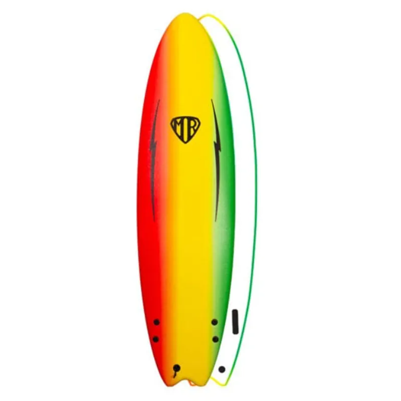 Ocean and Earth MR Ezi-Rider Twin Fin Softboard 6ft0inch 47L Rasta